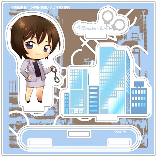 Miwako Sato Detective Conan Deformed Diorama Acrylic Stand [USED]