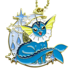 Pokemon Vaporeon Ichiban Kuji Eievui & Starlight Night Metal Charm Prize H Charm [USED]