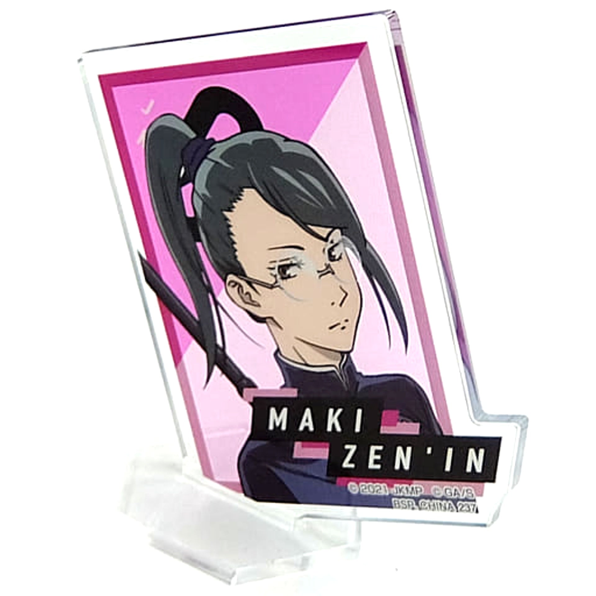 Jujutsu Kaisen 0 Maki Zenin Square Acrylic Stand Ichiban Kuji Manifestation Prize F Acrylic Stands [USED]
