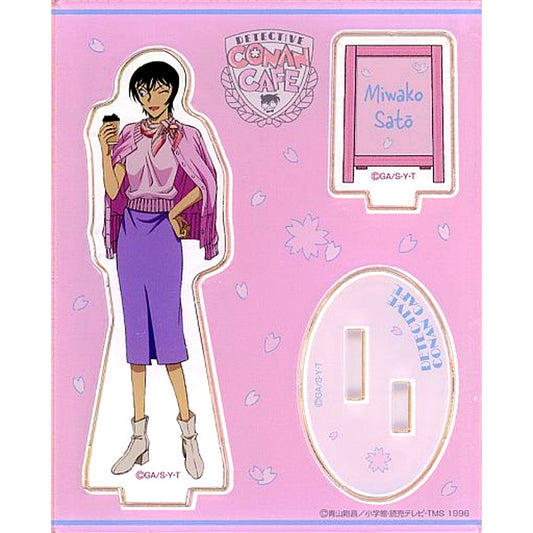Miwako Sato Detective Conan Cafe 2022 Acrylic Stand [USED]