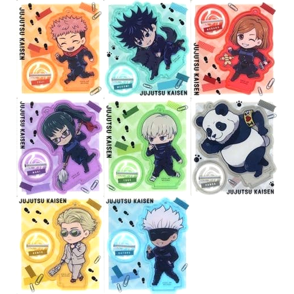Jujutsu Kaisen Kento Nanami & Others All 8 Types Set Tokotoko Acrylic Stand Limited Edition Acrylic Stands [USED]