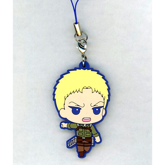 Reiner Braun Attack on Titan Iza Dakkan Capsule Rubber Mascot [USED]