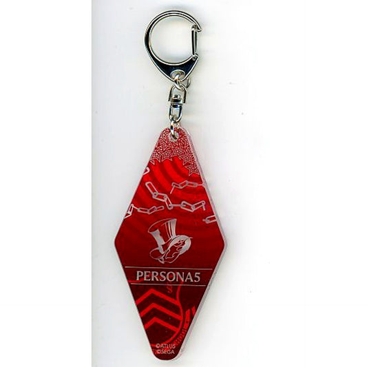 Motif Pattern Persona 5 Persona 25th Anniversary Motel Keychain POP UP SHOP in Marui [USED]