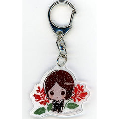 Persona 2: Innocent Sin Protagonist 25th Anniversary Acrylic Keychain with Glitter Persona 25th Anniversary Pop-Up Shop in Marui Exclusive Keychains [USED]