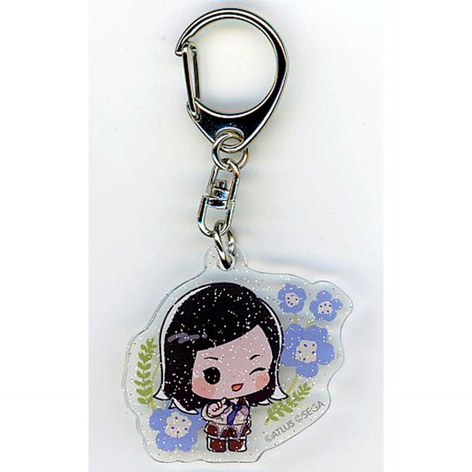 Protagonist Persona 2 Eternal Punishment Persona 25th Anniversary POP UP SHOP in Marui Glitter Acrylic Keychain [USED]