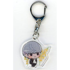 Persona 4 Protagonist 25th Anniversary Acrylic Keychain with Glitter Persona 25th Anniversary Pop-Up Shop in Marui Exclusive Keychains [USED]