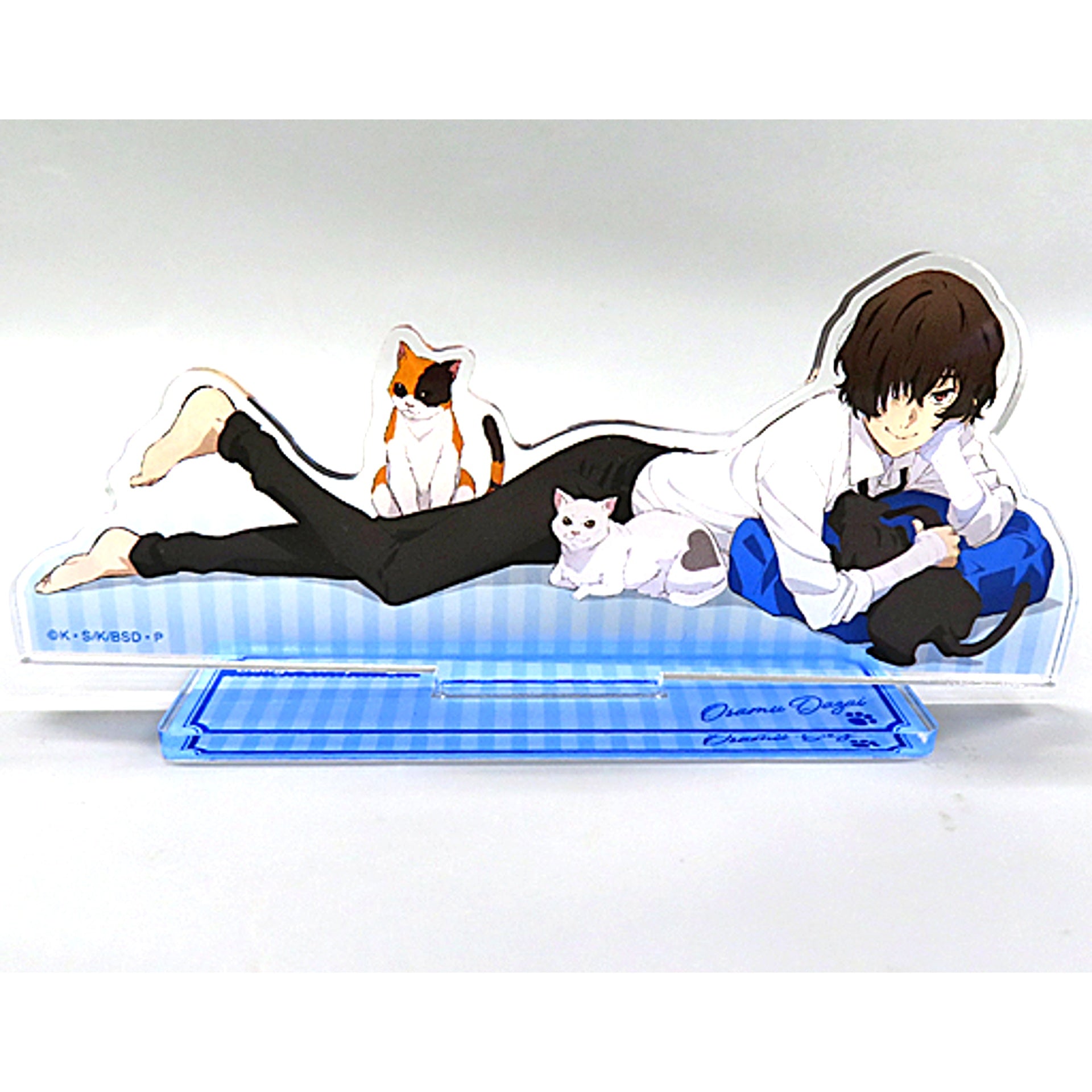 Osamu Dazai Prize C-1 Bungo Stray Dogs Covered in Cats Collection Rakuten Collection Acrylic Stand Figure [USED]