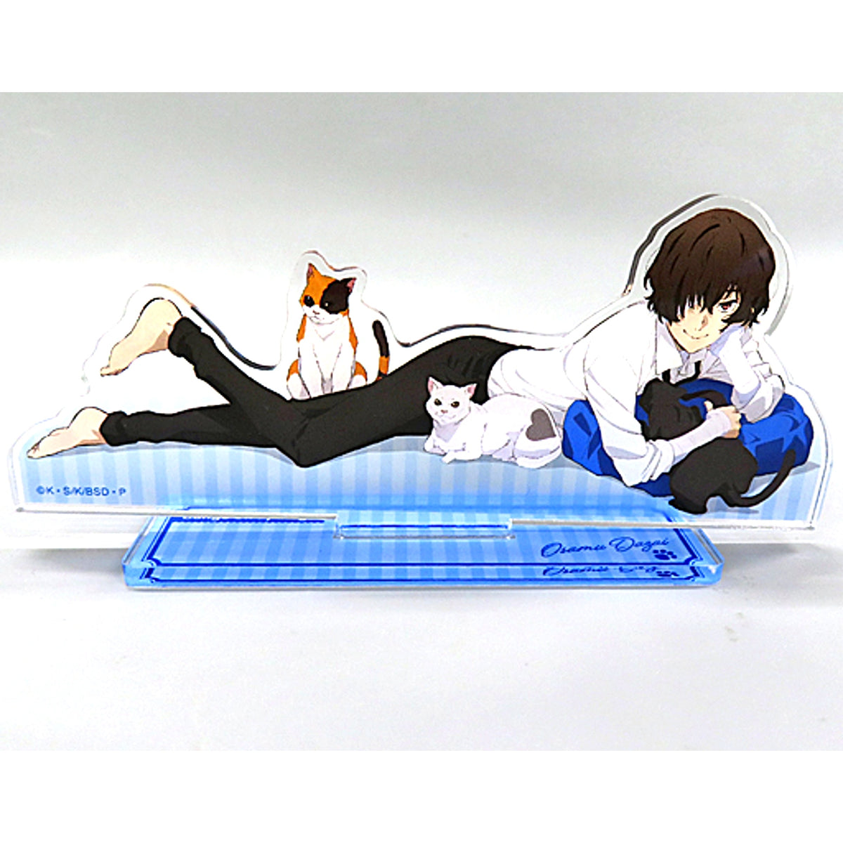 Osamu Dazai Prize C-1 Bungo Stray Dogs Covered in Cats Collection Rakuten Collection Acrylic Stand Figure [USED]