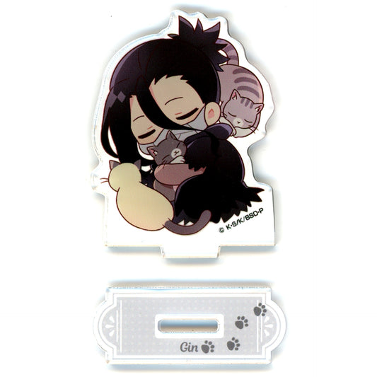 Gin D-8 Prize Mini Bungo Stray Dogs Covered in Cats Collection Rakuten Collection Acrylic Stand Figure [USED]