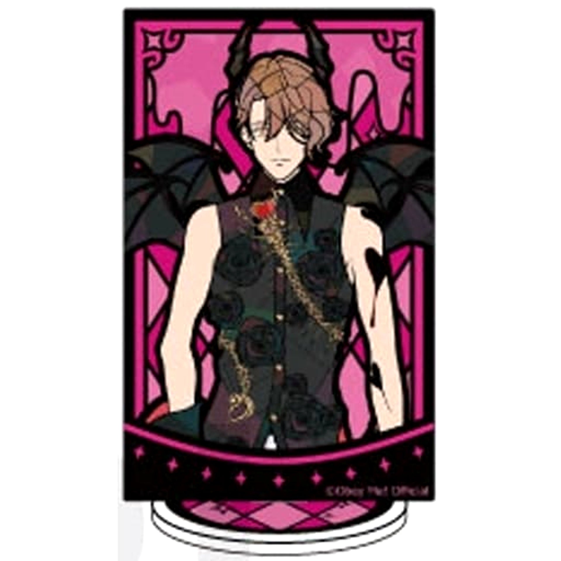 Obey Me! Asmodeus Chara Stained Series Trading Acrylic Stand Acrylic Stands [USED]