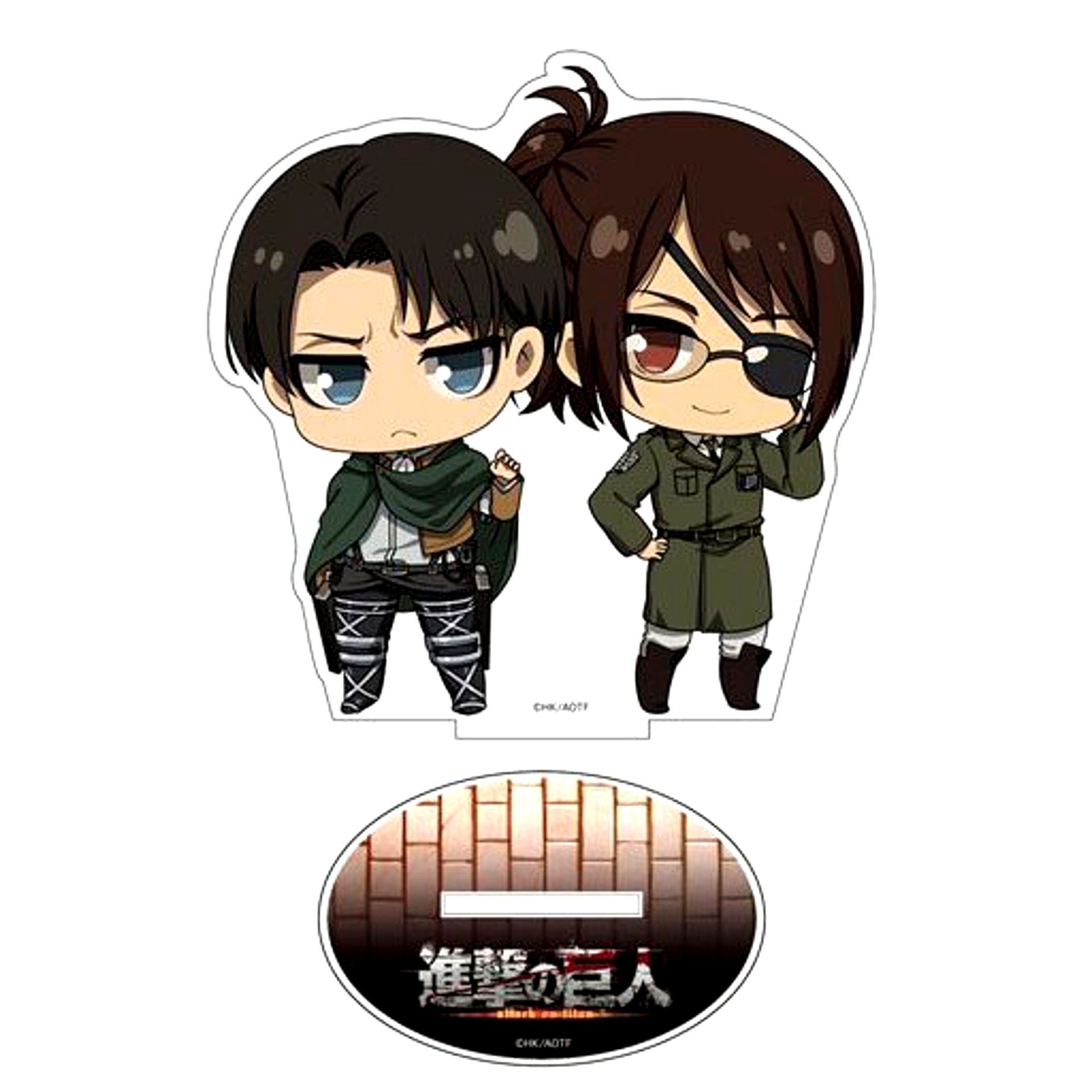 Levi & Hange Attack on Titan The Final Season Puchikko Acrylic Figure [USED]