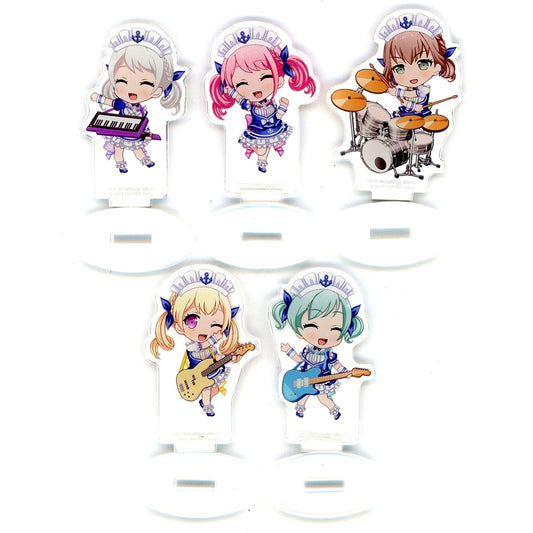 Pastel Palettes Set Chibi Acrylic Stand vol.2 Collab ver. BanG Dream! Girls Band Party! X Hololive [USED]