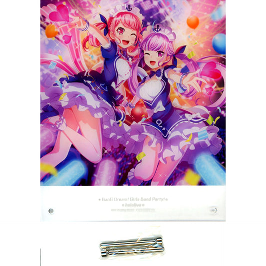 Aya Maruyama x Aqua Minato BanG Dream! Girls Band Party! x Hololive Collabo Jacket Acrylic Panel [USED]