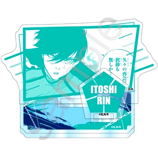Rin Itoshi Acrylic Stand Jr. Blue Lock [USED]