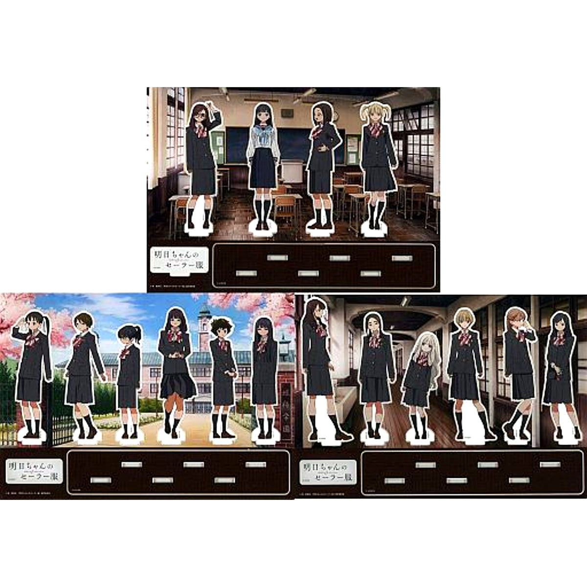 All Characters Roubai Academy Class 1-3 Akebi's Sailor Uniform AnimeJapan 2022 Aniplex+ Mail Order Goods Acrylic Diorama [USED]