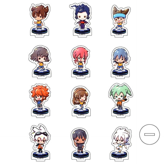Set of 12 Inazuma Eleven SD 05. Tenma Edition Ver. GraffArt Design Acrylic Petit Stand [USED]