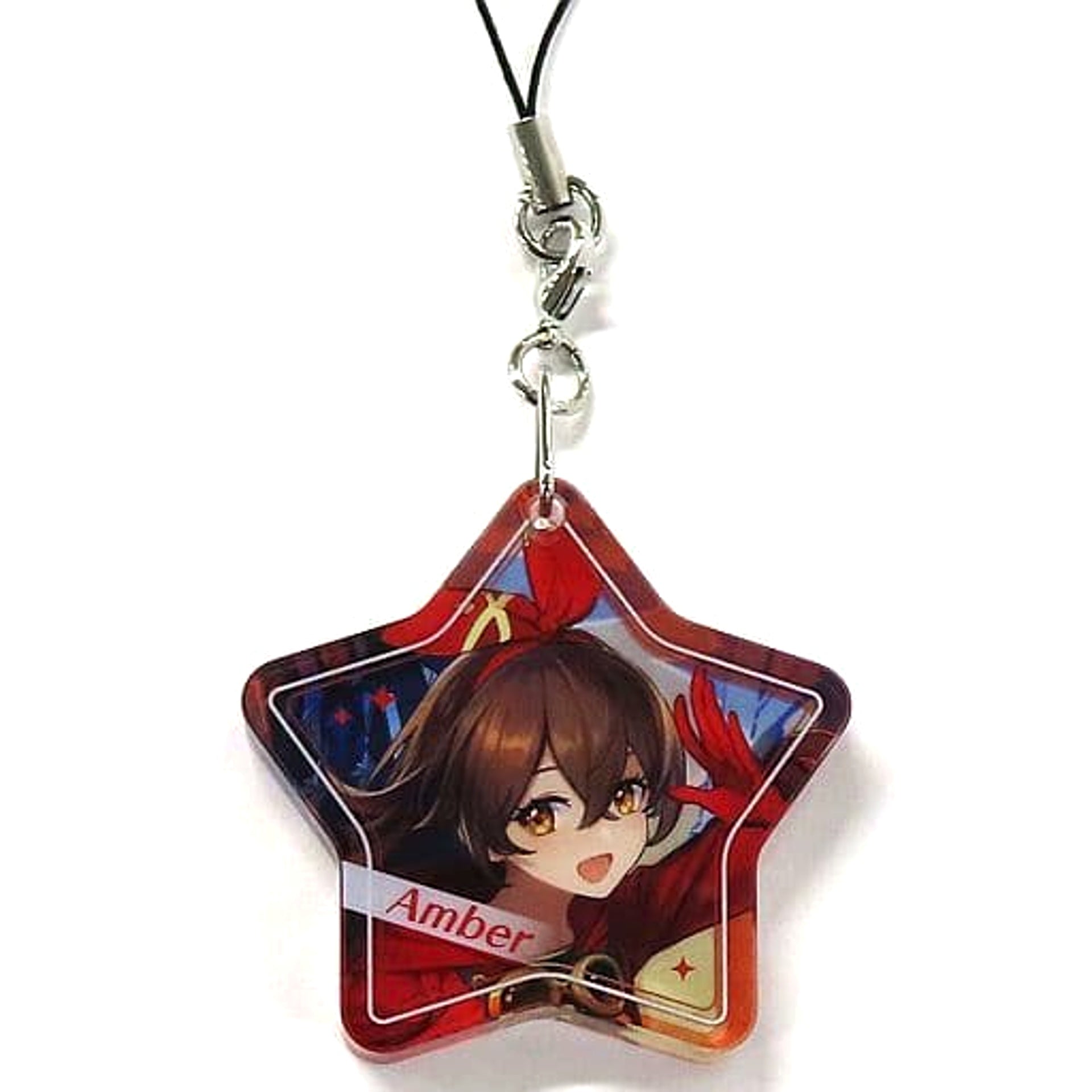 Genshin Amber Jewel Acrylic Strap Acrylic Item [USED]