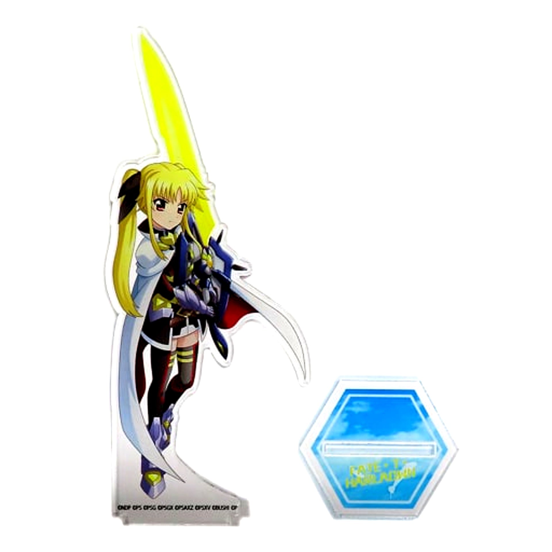 Fate T. Harlaown Acrylic Stand Magical Girl Lyrical Nanoha Detonation x Senki Zessho Symphogear XD UNLIMITED [USED]