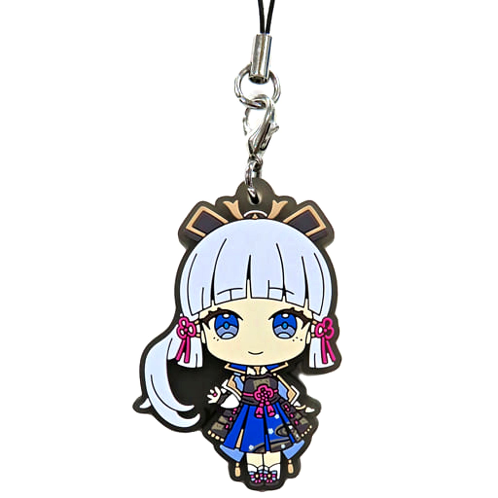 Genshin Kamisato Ayaka Capsule Rubber Strap Vol.5 Keychains [USED]