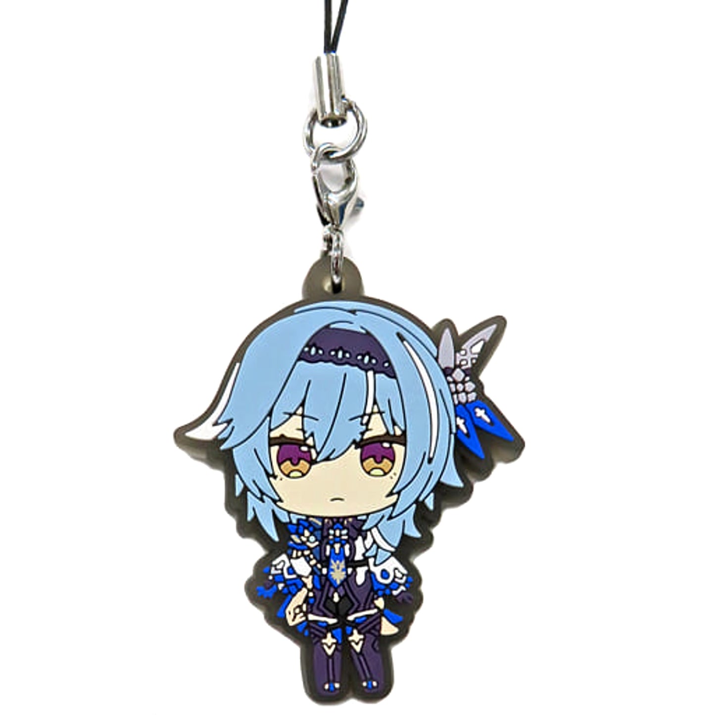 Genshin Eula Capsule Rubber Strap Vol.5 Keychains [USED]