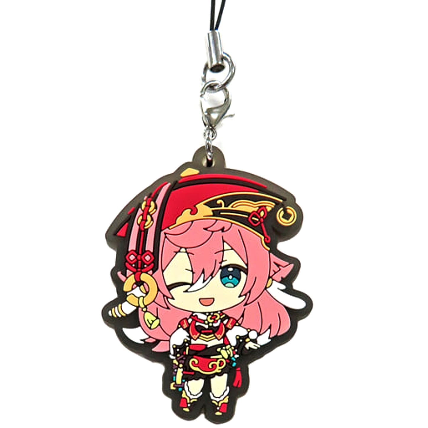 Genshin Yanfei Capsule Rubber Strap Vol.5 Keychains [USED]
