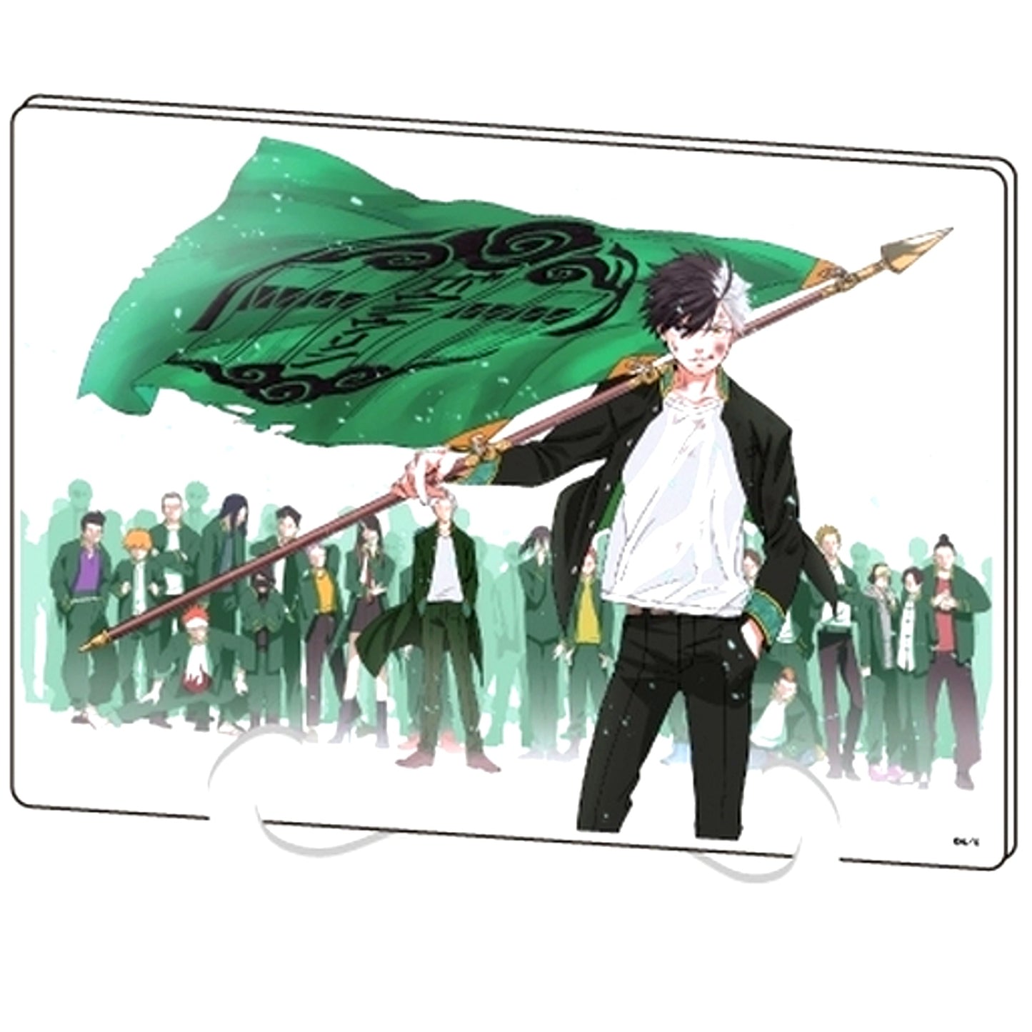 Single Illustration Design 01. Wind Breaker A5 Size Acrylic Art Board [USED]