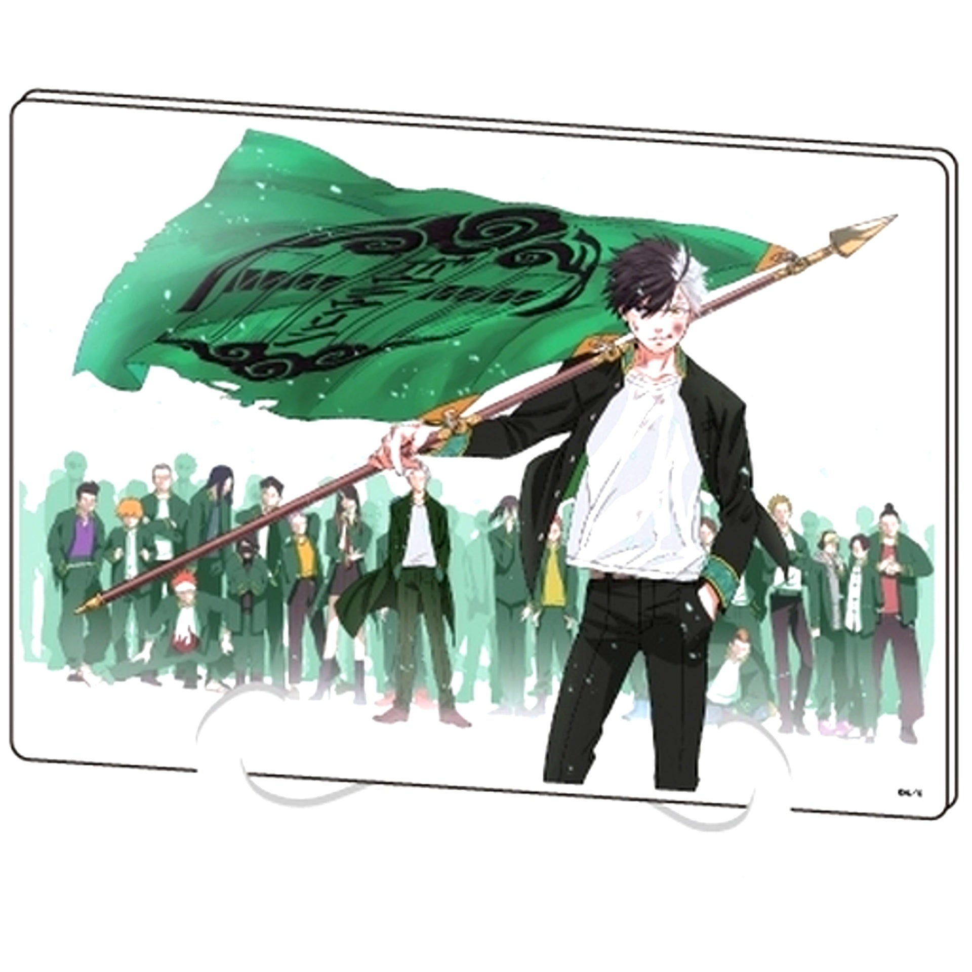 Single Illustration Design 01. Wind Breaker A5 Size Acrylic Art Board [USED]