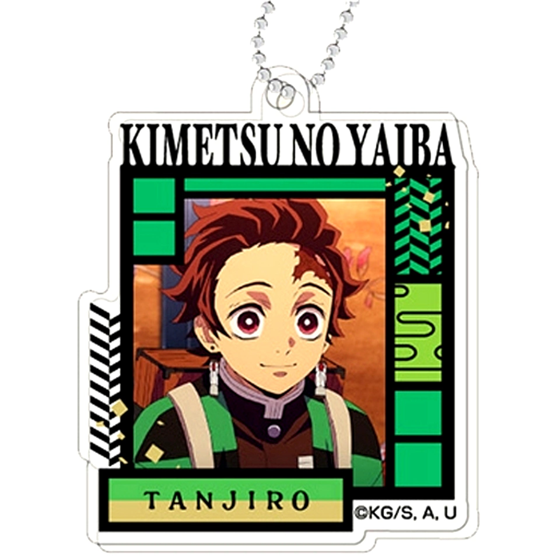 Tanjiro Kamado B Demon Slayer Deco Fure Acrylic Keychain Entertainment District Arc [USED]