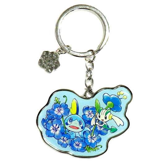 Sobble & Floette Pokemon Metal Keyring Collection Baby Blue Eyes Pokemon Center Limited [USED]