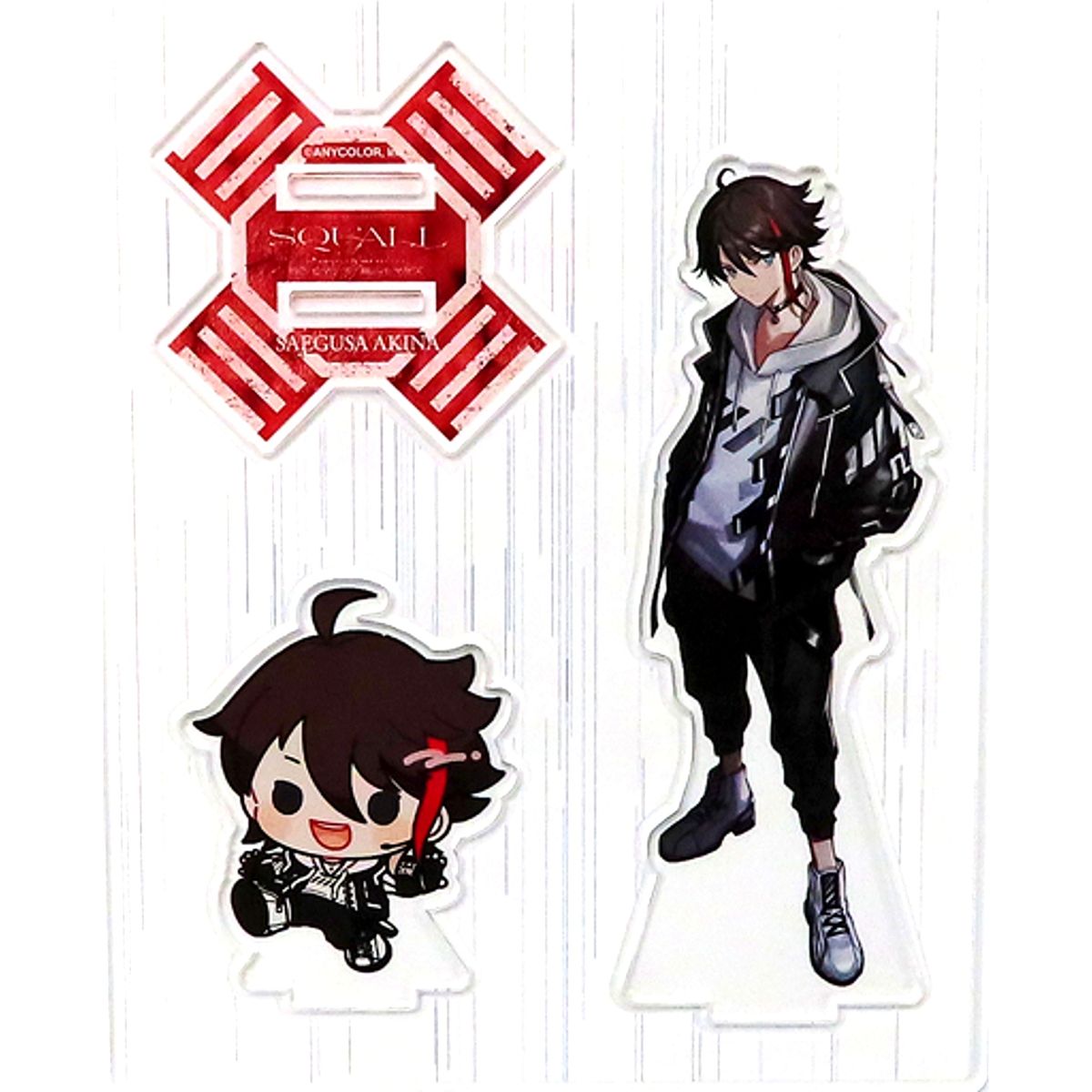 Saegusa Akina Rain Drops SQUALL Acrylic Stand Virtual YouTuber Nijisanji [USED]
