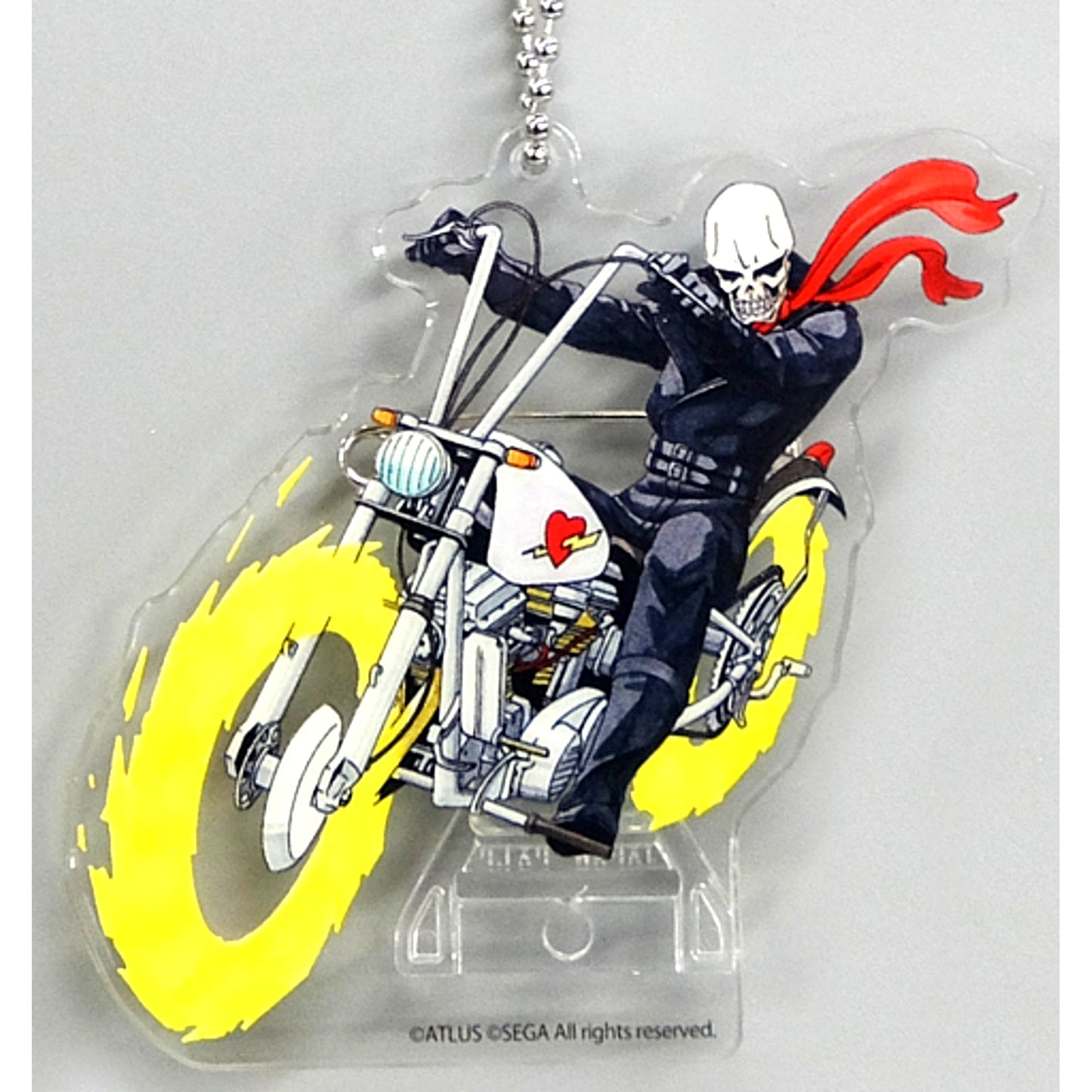 Hell Biker Shin Megami Tensei Multi Part Acrylic Keychain Fiend Ed Pop Up Store HMV BOOKS SHIBUYA [USED]