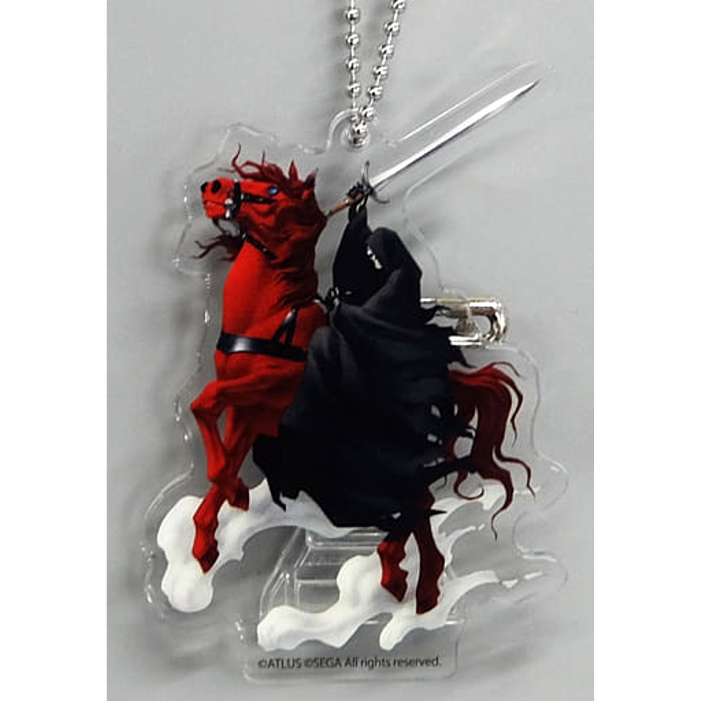 Shin Megami Tensei Red Rider Multi-Part Acrylic Keychain Majin Arc Pop-Up Store in HMV&BOOKS Shibuya Exclusive Keychains [USED]