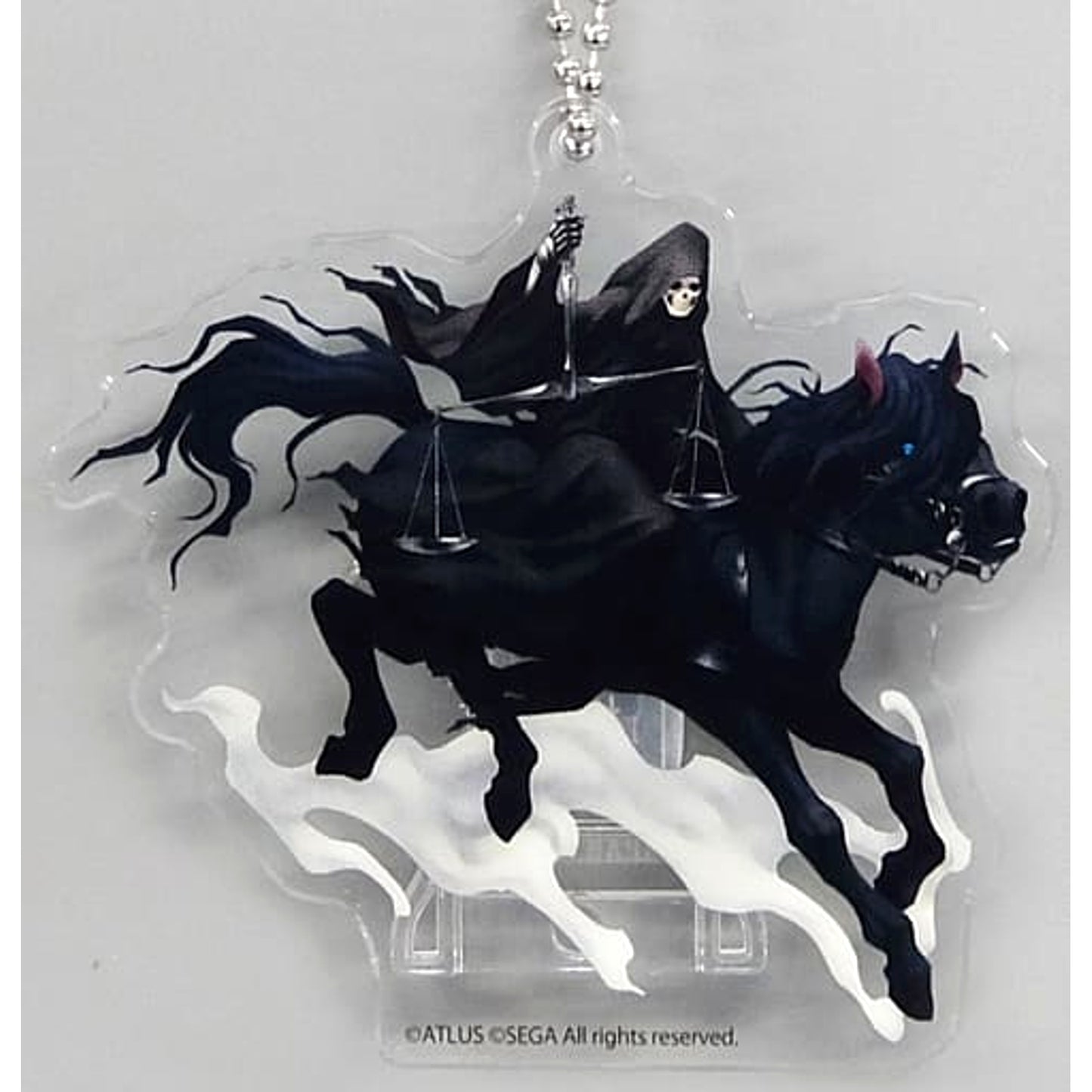 Shin Megami Tensei Black Rider Multi-Part Acrylic Keychain Majin Arc Pop-Up Store in HMV&BOOKS Shibuya Exclusive Keychains [USED]