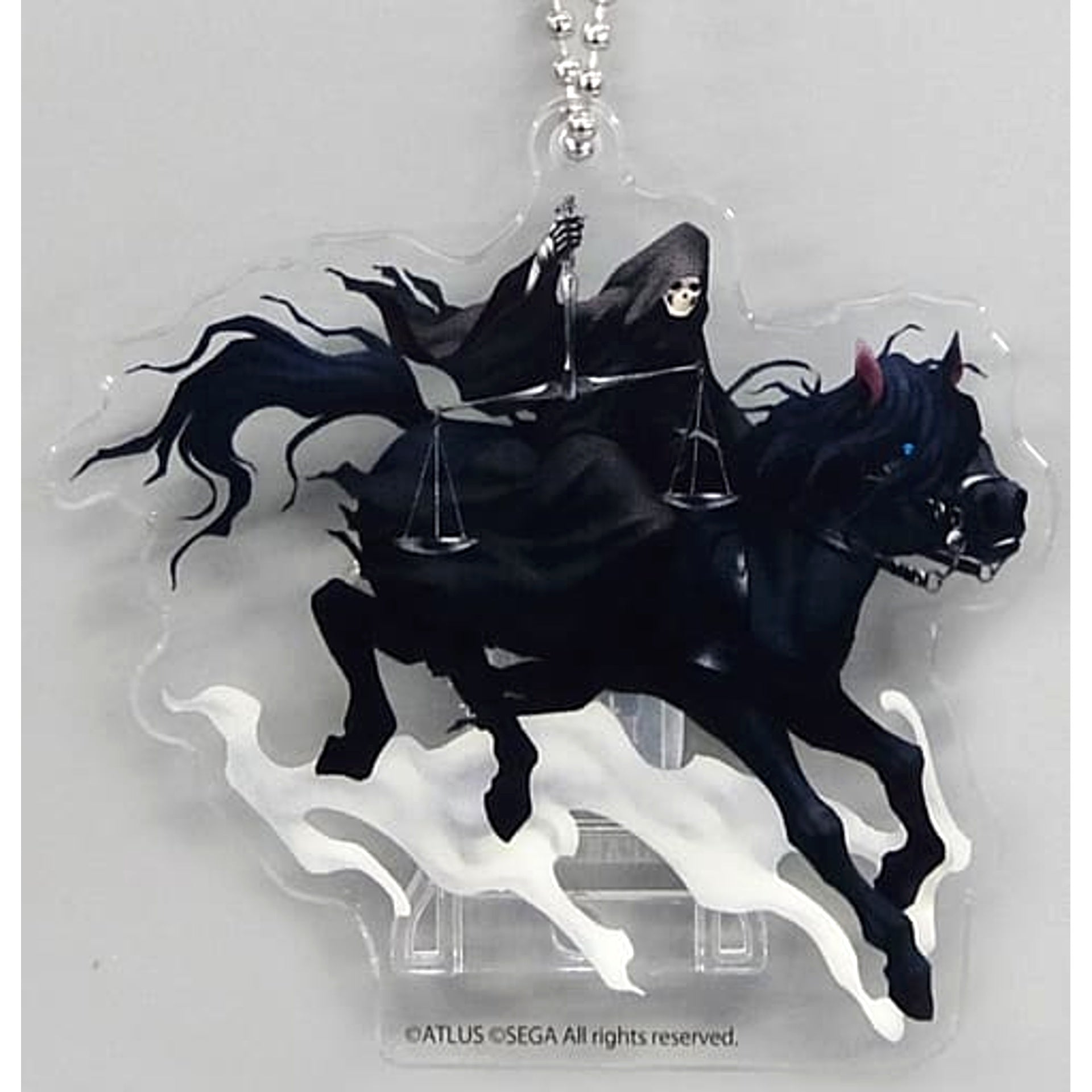 Shin Megami Tensei Black Rider Multi-Part Acrylic Keychain Majin Arc Pop-Up Store in HMV&BOOKS Shibuya Exclusive Keychains [USED]