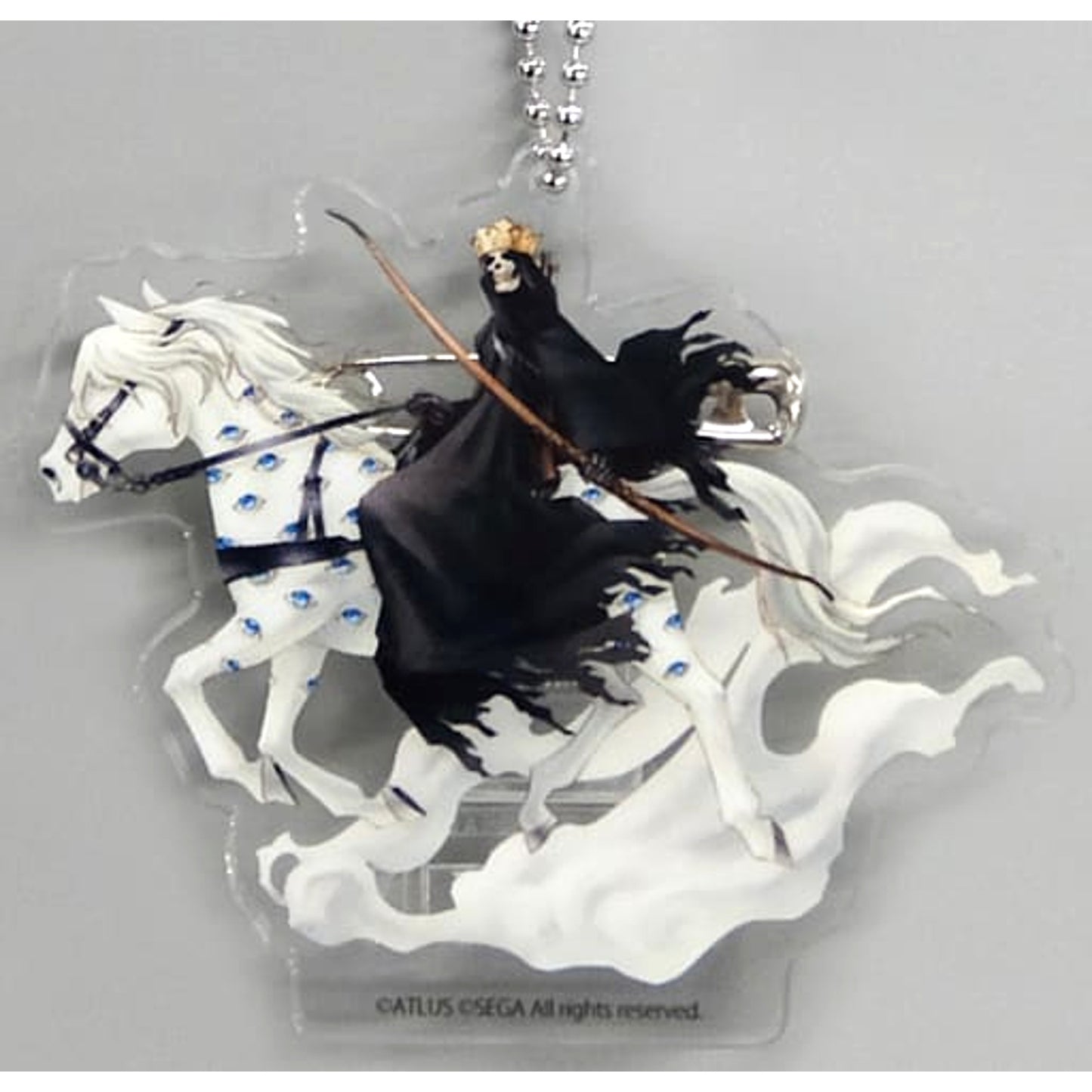 Shin Megami Tensei White Rider Multi-Part Acrylic Keychain Majin Arc Pop-Up Store in HMV&BOOKS Shibuya Exclusive Keychains [USED]