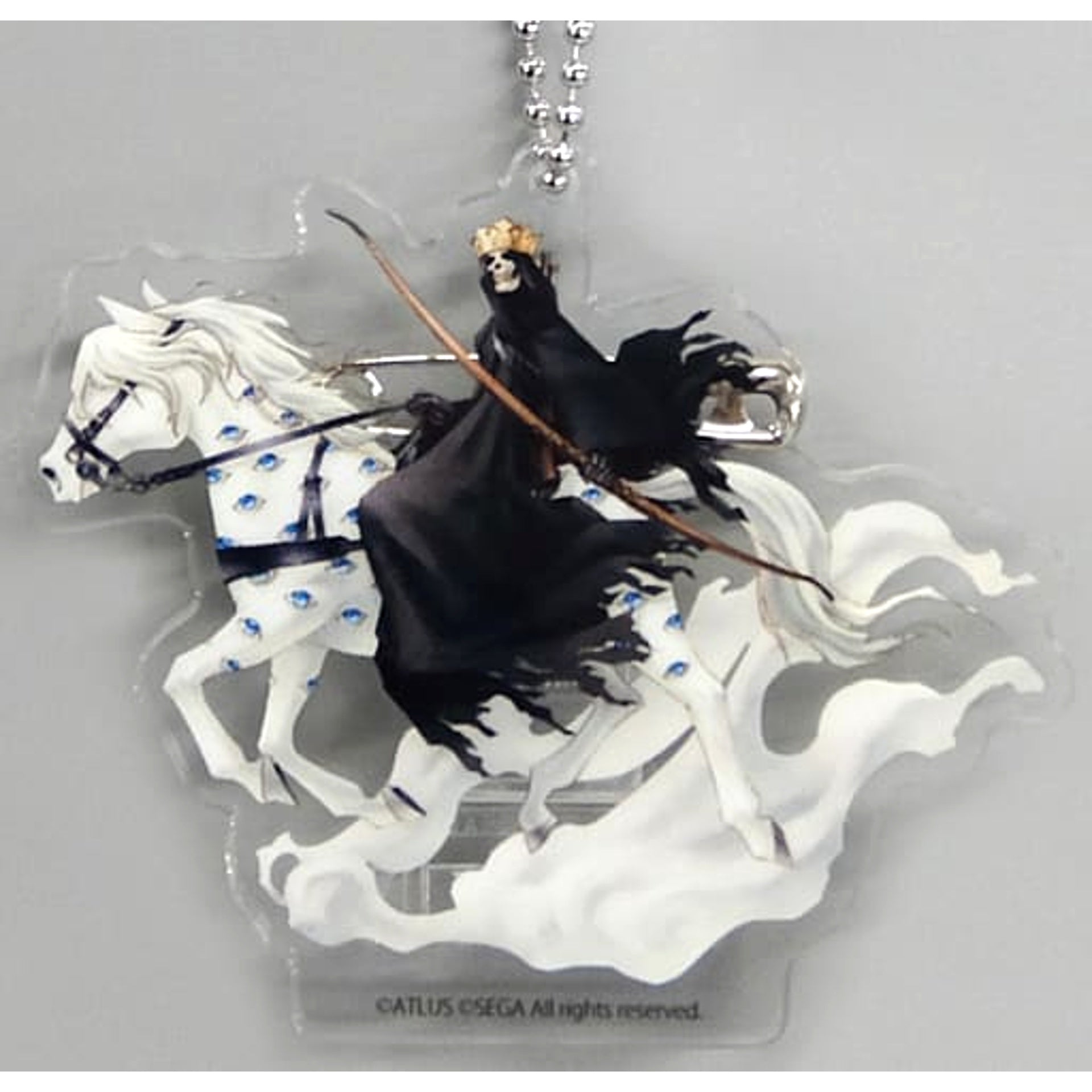 Shin Megami Tensei White Rider Multi-Part Acrylic Keychain Majin Arc Pop-Up Store in HMV&BOOKS Shibuya Exclusive Keychains [USED]