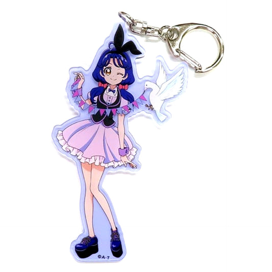 Cure Coral Sango Suzumura Tropical-Rouge! PreCure Cocoon City Branch Design Acrylic Keychain Pretty Store Ltd [USED]