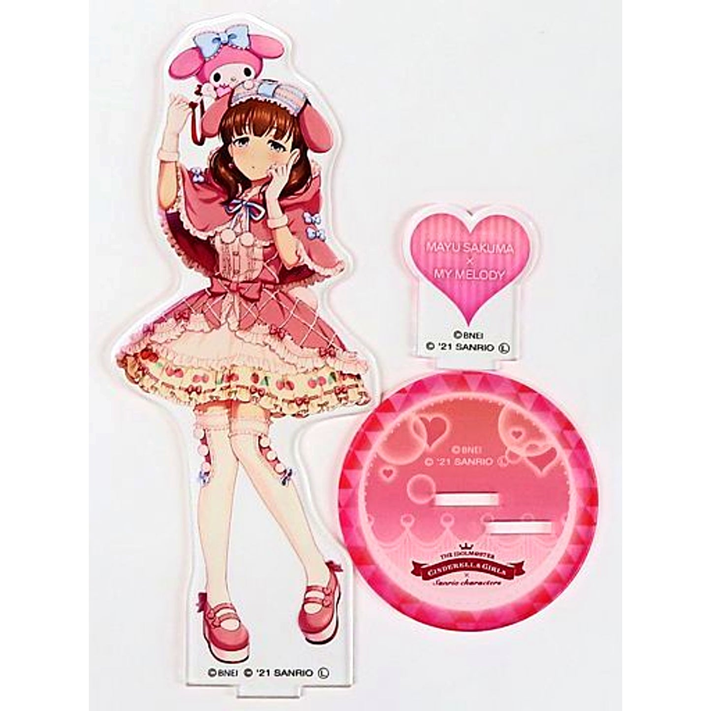 Mayu Sakuma & My Melody THE IDOLM@STER CINDERELLA GIRLS x Sanrio Characters Acrylic Stand [USED]