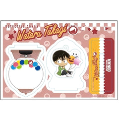 Detective Conan Wataru Takagi See-through Acrylic Stand 4 Acrylic Stands [USED]