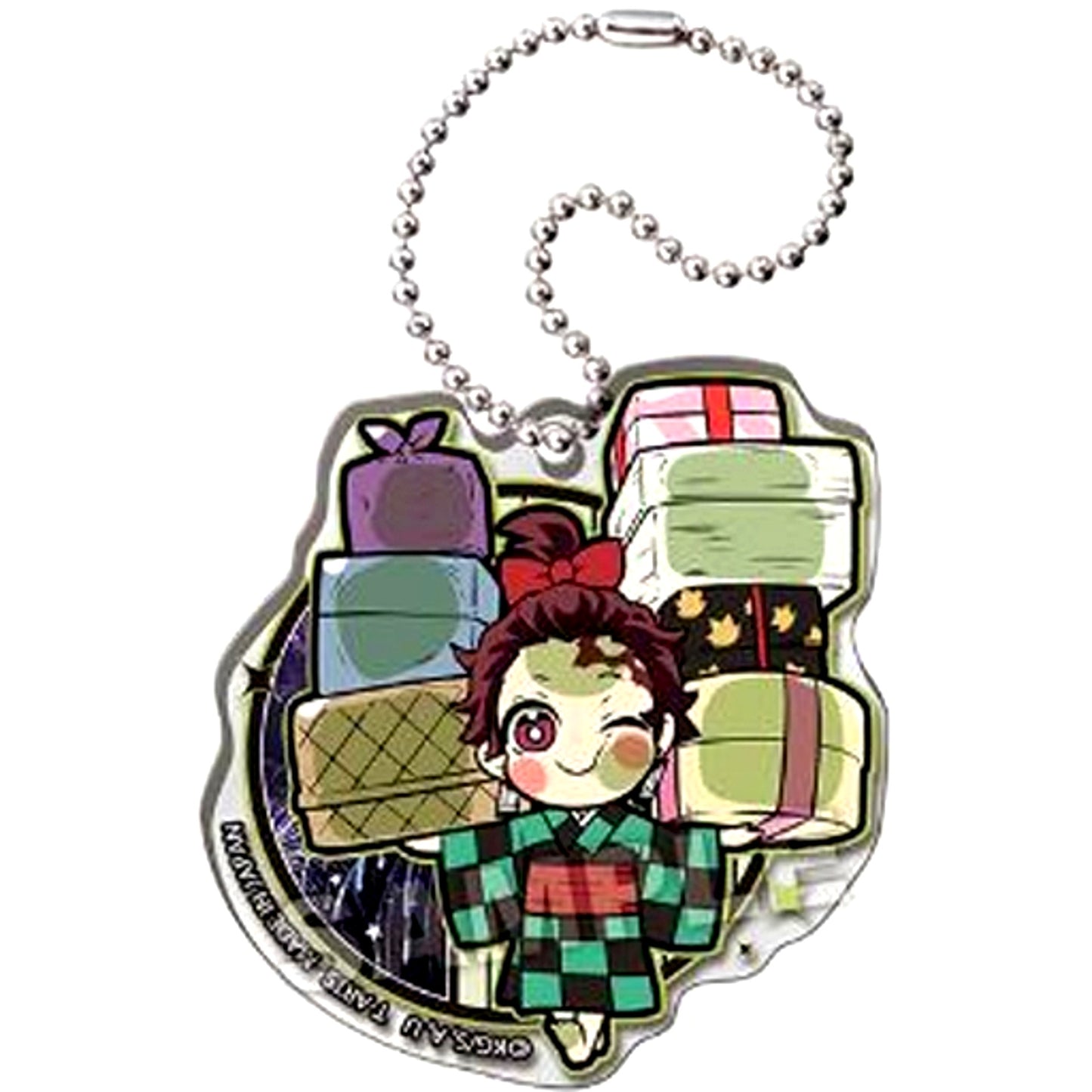 Tanjiro Kamado Disguise Ver Demon Slayer Pita! Deforme Acrylic Keychain [USED]