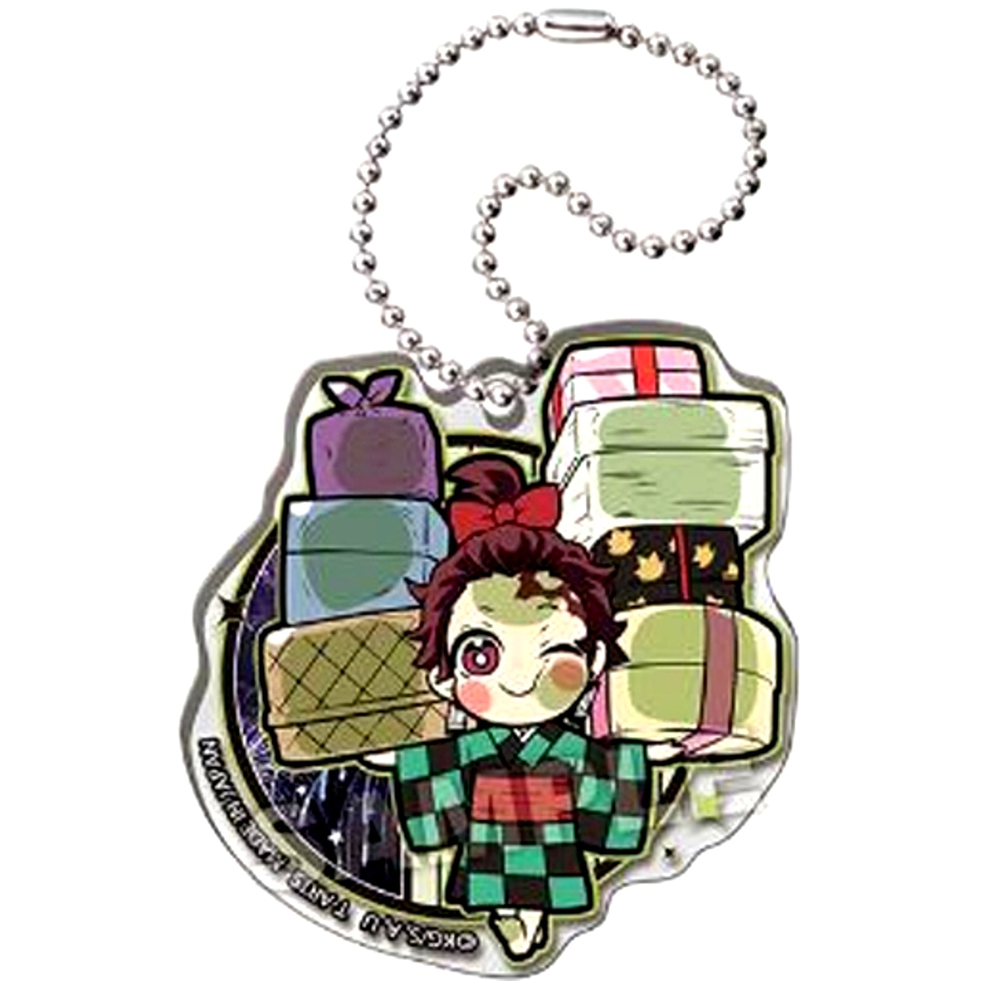 Tanjiro Kamado Disguise Ver Demon Slayer Pita! Deforme Acrylic Keychain [USED]