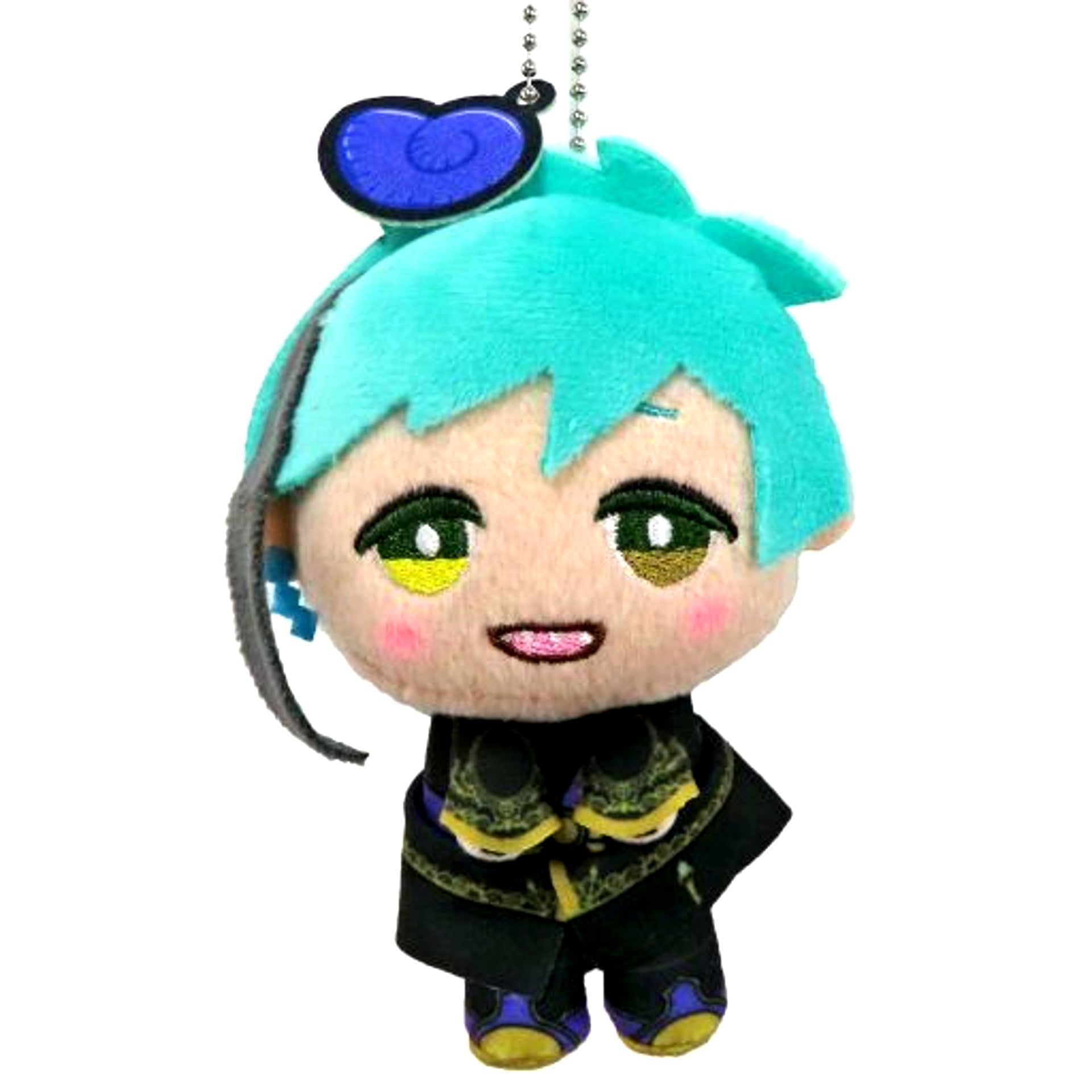 Floyd Leech Disney Twisted-Wonderland & you More Plus Ceremonial Robes Keychain Mascot Octavinelle Dorm & Scarabia Dorm [USED]