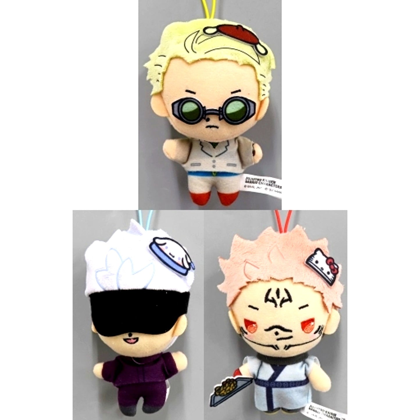 Set of 3 Jujutsu Kaisen x Sanrio Characters Character Mascot 2 [USED]