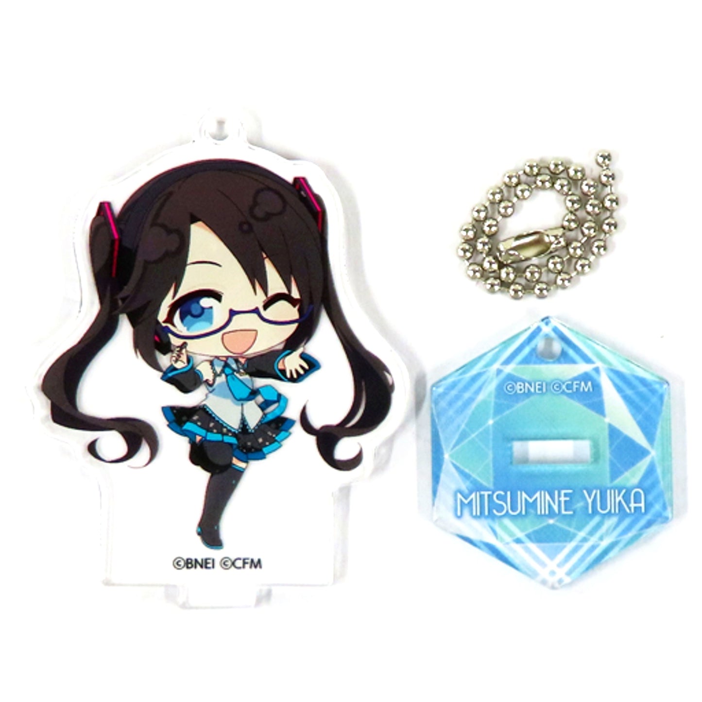 Yuika Mitsumine The Idolmaster Shiny Colors Acrylic Keychain with Stand Piapro Characters [USED]