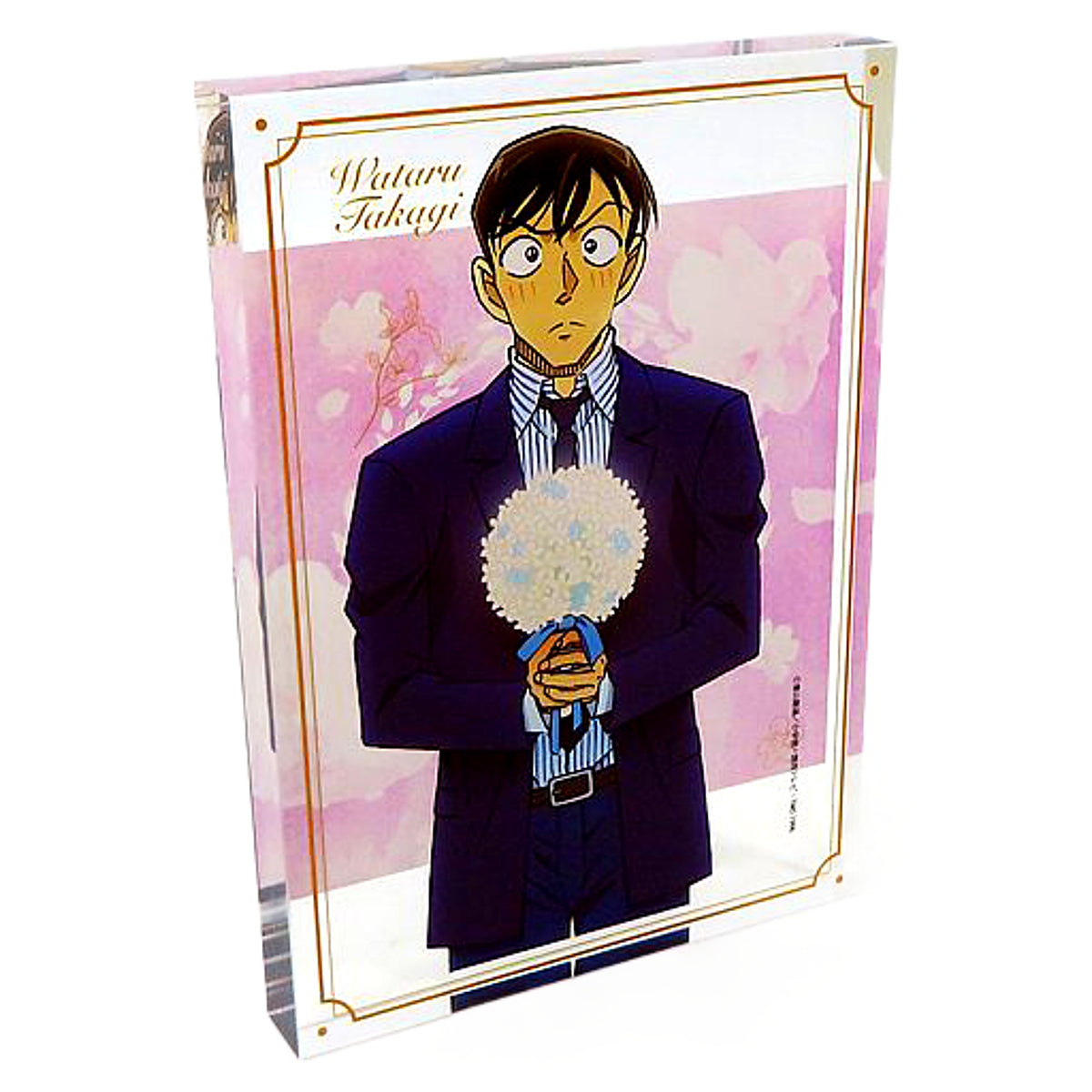 Wataru Takagi Detective Conan Acrylic Block Bouquet Ver. [USED]