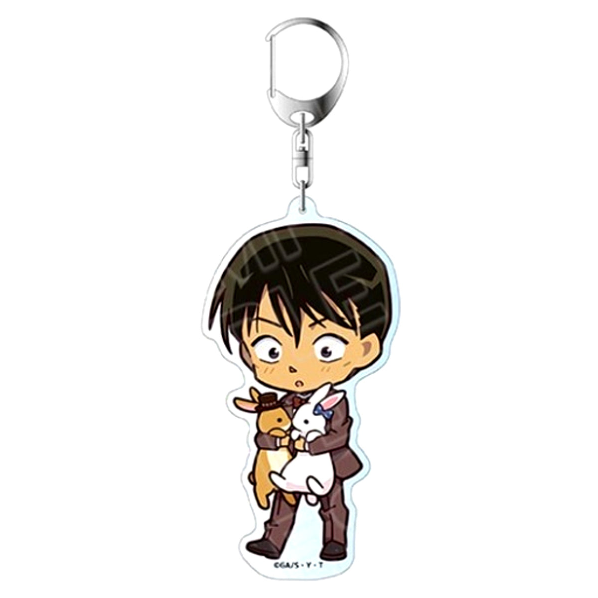 Wataru Takagi Deformed Rabbit Ver. Detective Conan Big Keychain [USED]