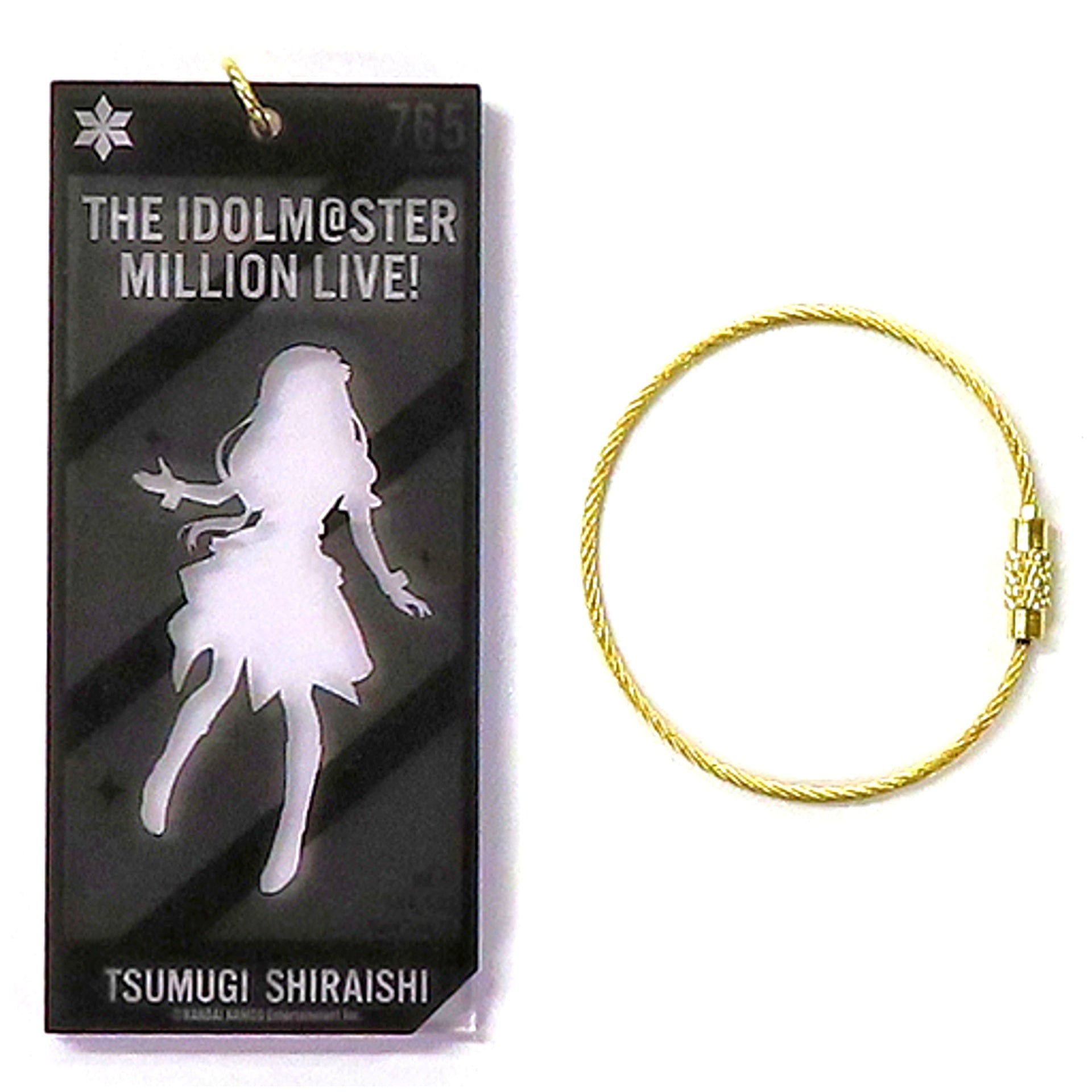 Tsumugi Shiraishi The Idolmaster Million Live! Silhouette Acrylic Keychain Sofmap Pop Up Shop [USED]