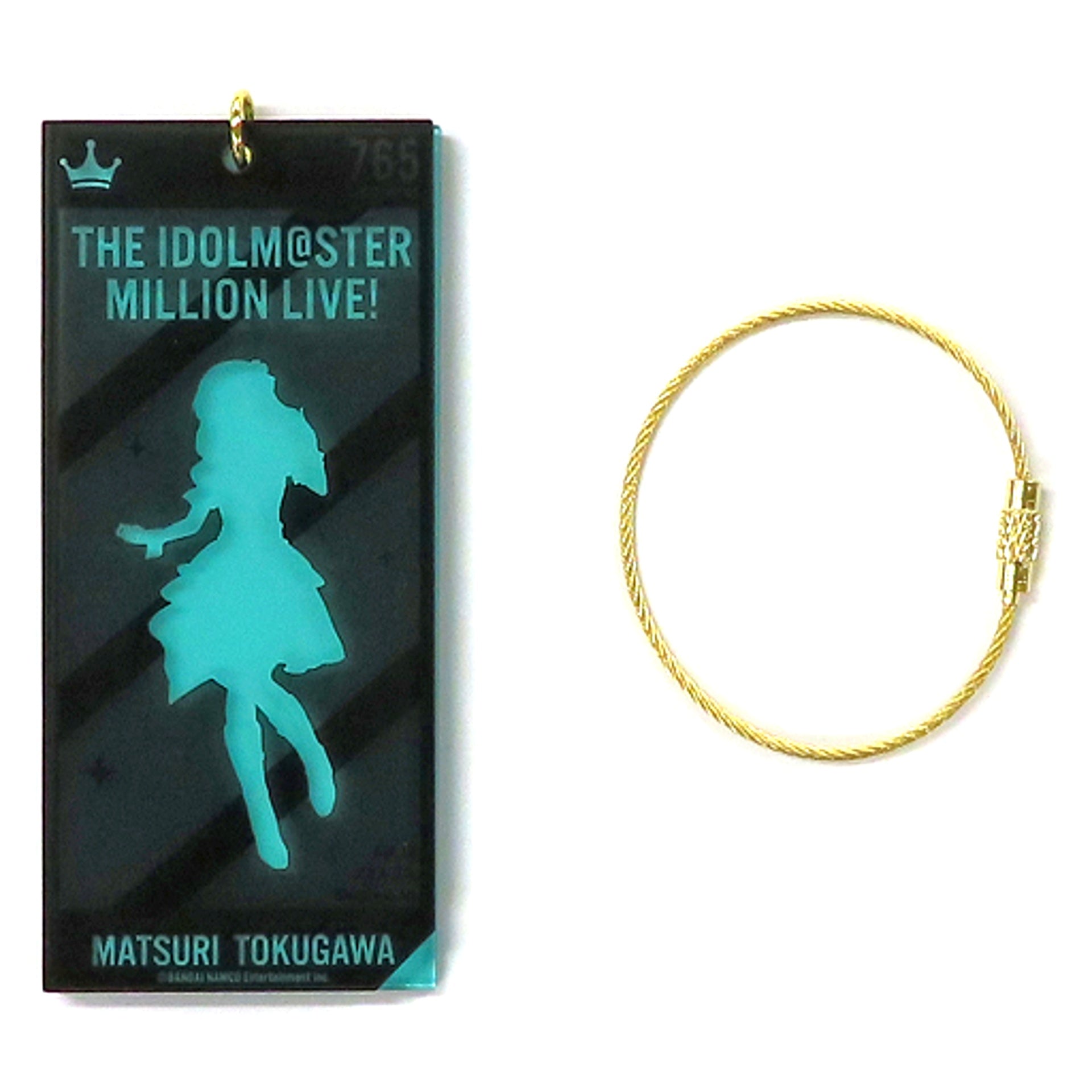 Matsuri Tokugawa The Idolmaster Million Live x Sofmap Pop Up Shop Silhouette Acrylic Keychain [USED]