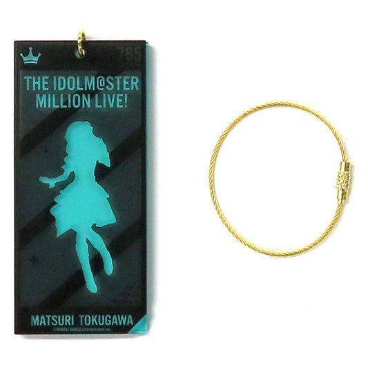 Matsuri Tokugawa The Idolmaster Million Live x Sofmap Pop Up Shop Silhouette Acrylic Keychain [USED]