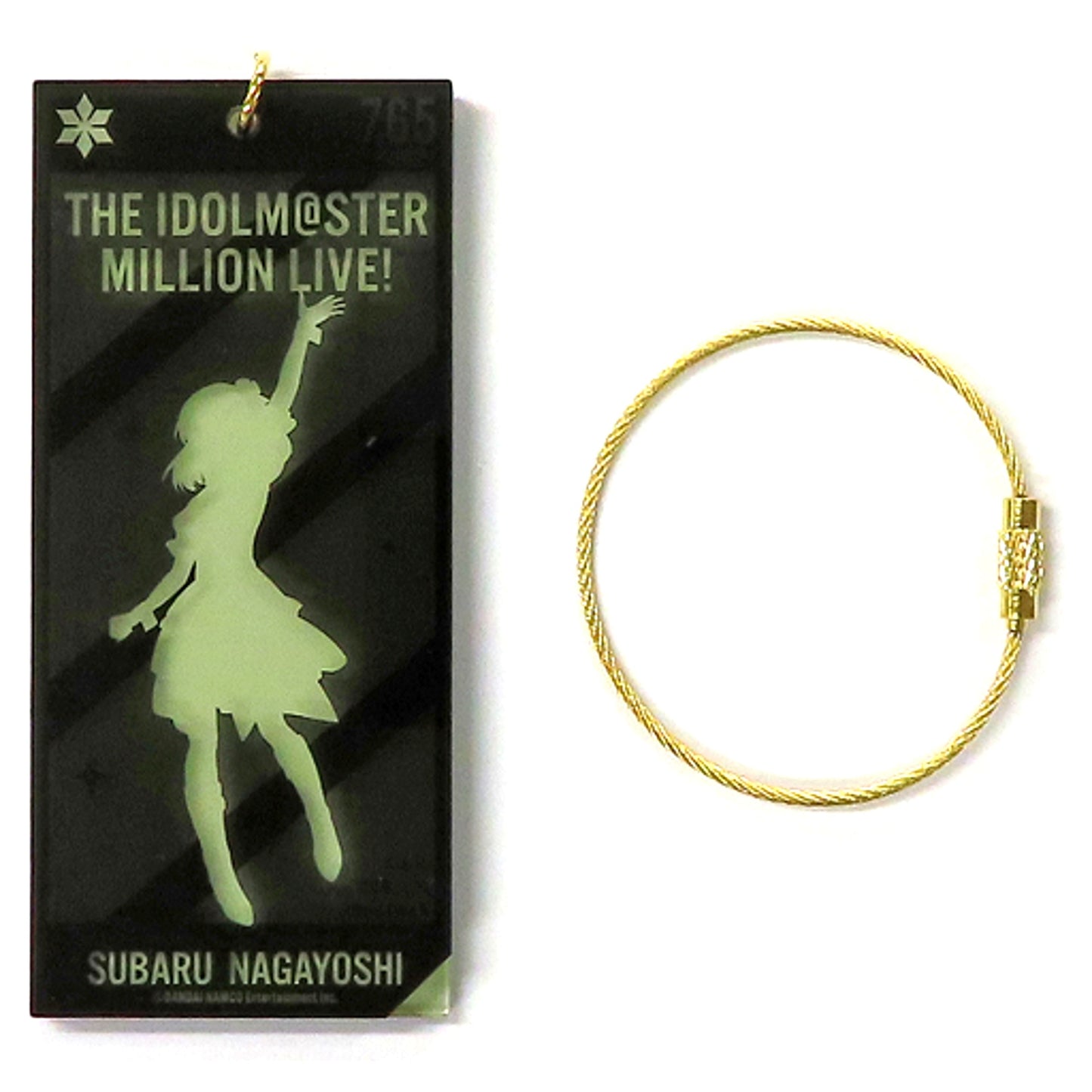 Subaru Nagayoshi The Idolmaster Million Live! Silhouette Acrylic Keychain Sofmap POP UP SHOP [USED]